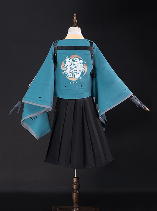 Game Zenless Zone Zero Hoshimi Miyabi Halloween Cosplay Costume Set