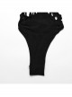 Sexy Black Elastic Waistless Yarn Punk Style See Through Bodysuit