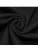 Personalized Black Twill Woven Patchwork Taped Mesh Lapel Punk Style Asymmetric Short Sleeved Shirt