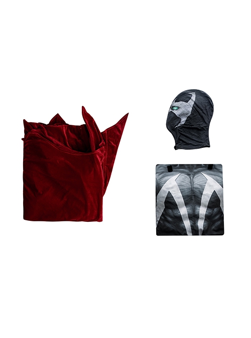 Spawn Al Simmons Bodysuit Halloween Cosplay Costume Set
