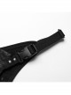 Handsome Black Nylon Workwear Detachable Small Bag Punk Style Harness