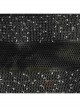 Black And Green Striped See Through Double Layer Mesh Punk Style Slim Fitting Daily Vest