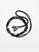 Sexy Loose Black Elegant Chiffon Braided Rope Belt Gothic Style Multi Wear Sun Protection Long Sleeved Jacket