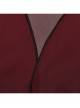 Sexy Loose Black And Red Elegant Chiffon Braided Rope Belt Gothic Style Multi Wear Sun Protection Long Sleeved Jacket