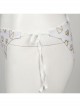 Grand Theft Auto GTA White Printing Bikini Swimsuit Halloween Cosplay Costume Full Set