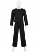 Movie Mighty Morphin Power Rangers Black Ranger Outfits Halloween Cosplay Costume Set Without Boots