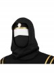 Movie Mighty Morphin Power Rangers Black Ranger Outfits Halloween Cosplay Costume Set Without Boots