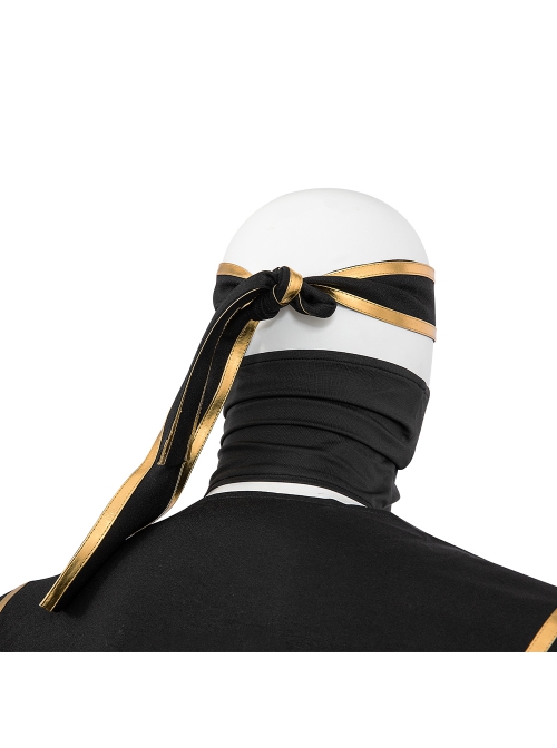 Movie Mighty Morphin Power Rangers Black Ranger Outfits Halloween Cosplay Costume Set Without Boots