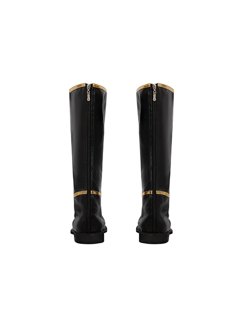 Movie Mighty Morphin Power Rangers Black Ranger Outfits Halloween Cosplay Accessories Black Boots