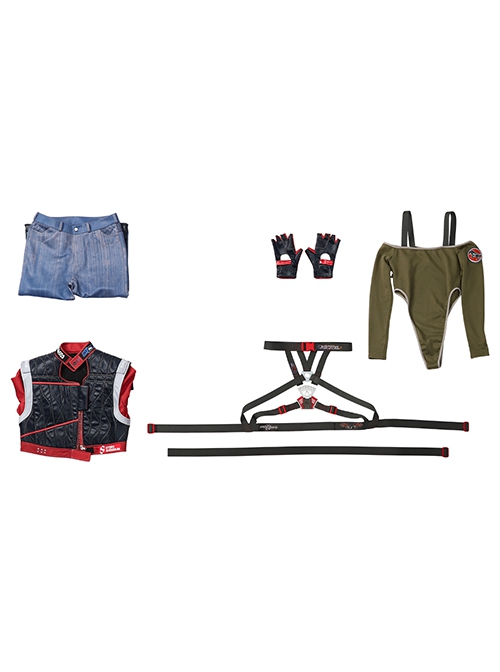 Game Cyberpunk 2077 Panam Palmer Halloween Cosplay Costume Set Without Shoes