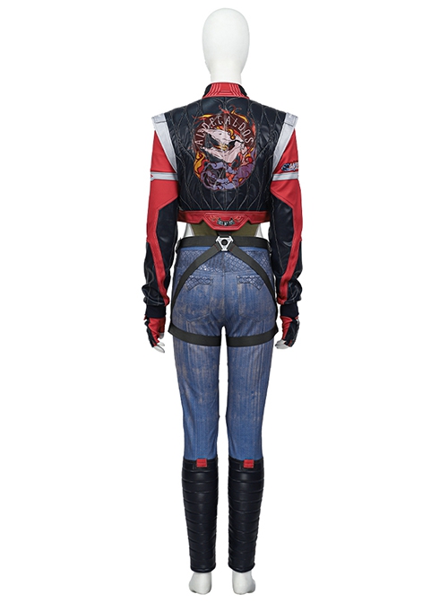 Game Cyberpunk 2077 Panam Palmer Halloween Cosplay Costume Set Without Shoes
