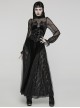 Body Shaping Black Velvet Appliqué Embroidered Back Cord Zipper Gothic Retro Corset
