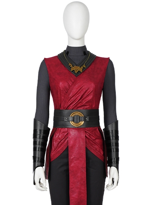 Game Star Wars Nightsisters Merrin Halloween Cosplay Accessories Red Top