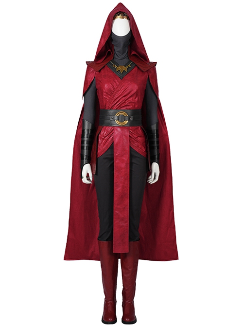 Game Star Wars Nightsisters Merrin Halloween Cosplay Accessories Red Cloak