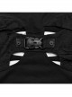 Personalized Black Stretch Knitted See Through Mesh Front And Back Hollow Skull Buckle Decoration Gothic Style Long Sleeved Top