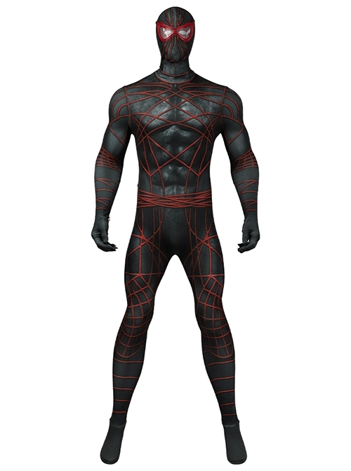 Movie Madame Web Ezekiel Sims Halloween Cosplay Costume Bodysuit Full Set