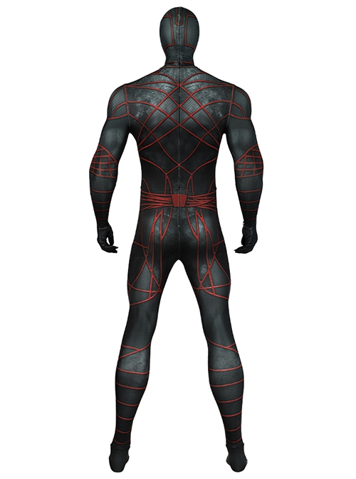 Movie Madame Web Ezekiel Sims Halloween Cosplay Costume Bodysuit Full Set