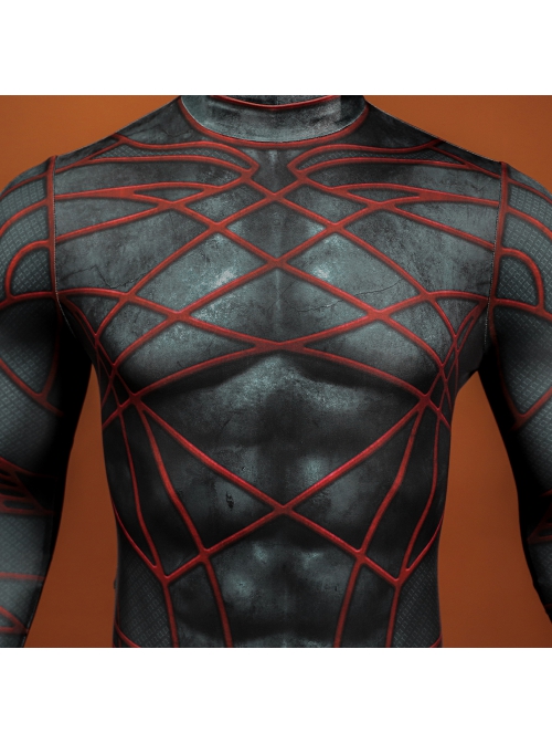 Movie Madame Web Ezekiel Sims Halloween Cosplay Costume Bodysuit Full Set