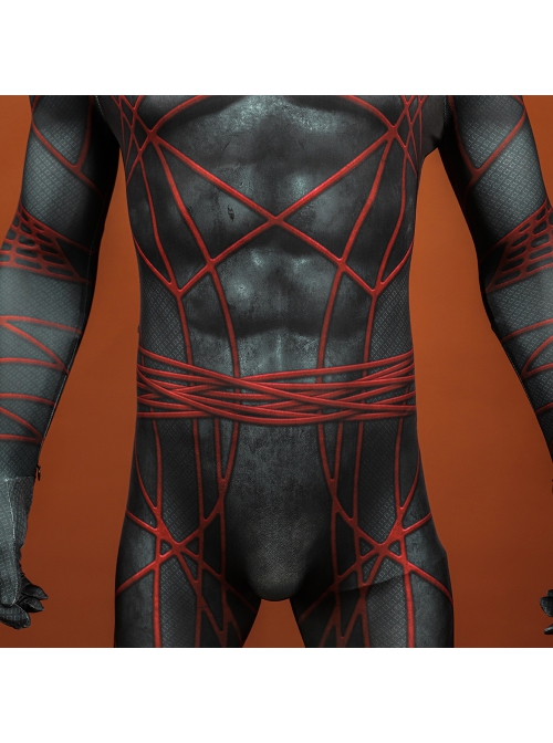 Movie Madame Web Ezekiel Sims Halloween Cosplay Costume Bodysuit Full Set