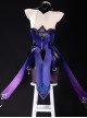 Game Honkai Star Rail Black Swan Outfit Halloween Cosplay Costume Full Set