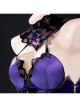 Game Honkai Star Rail Black Swan Outfit Halloween Cosplay Costume Full Set