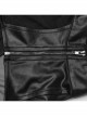 Sexy Black Stretch Knit Patchwork Mesh With Eyelet Tabs On The Front Punk Style See Through Vest