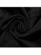 Black Stretch Knitted Stitching And Taped Exaggerated Hollow Bat Wings Punk Style Handsome Sleeveless Vest