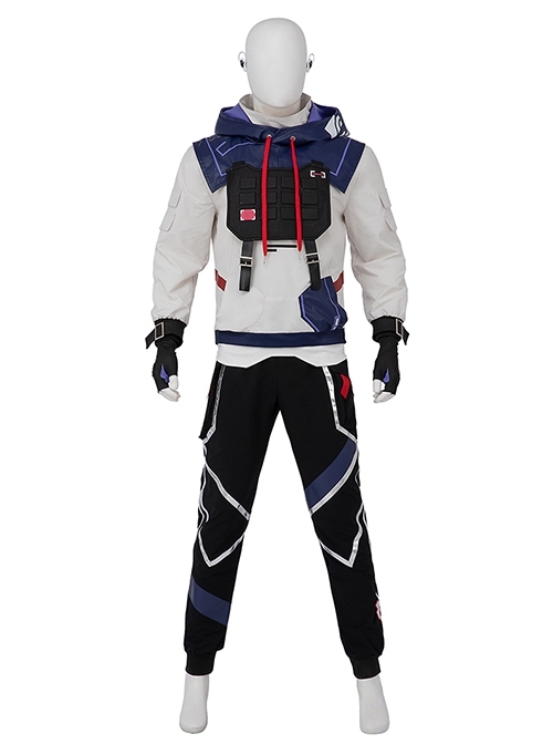 Game Valorant Iso Halloween Cosplay Costume Set Without Shoes