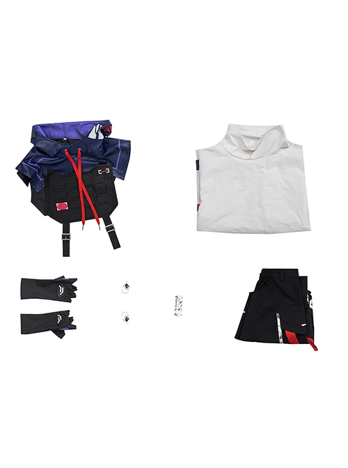 Game Valorant Iso Halloween Cosplay Costume Set Without Shoes