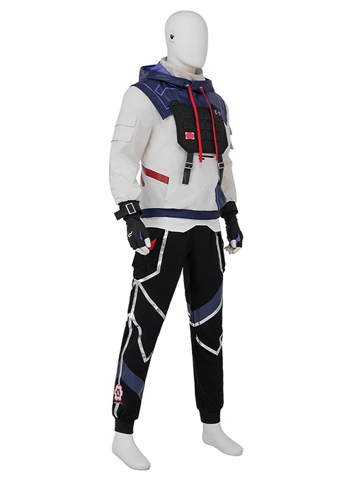 Game Valorant Iso Halloween Cosplay Costume Set Without Shoes