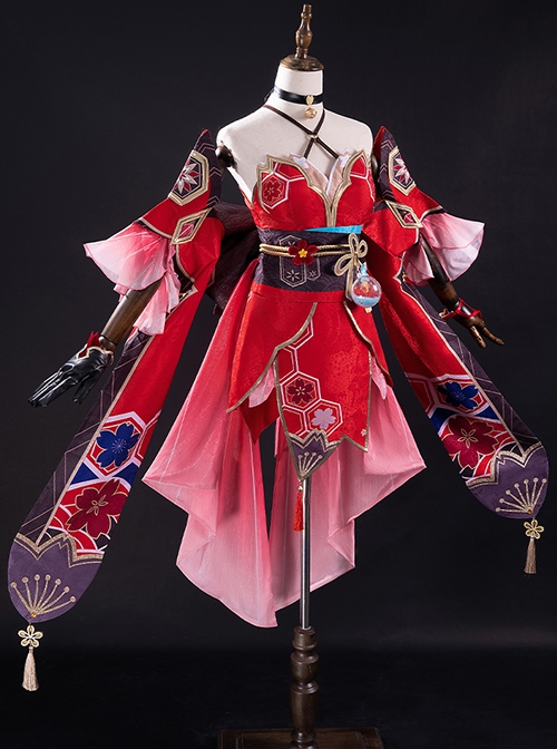 Game Honkai Star Rail Sparkle Halloween Cosplay Costume Set Without Mask