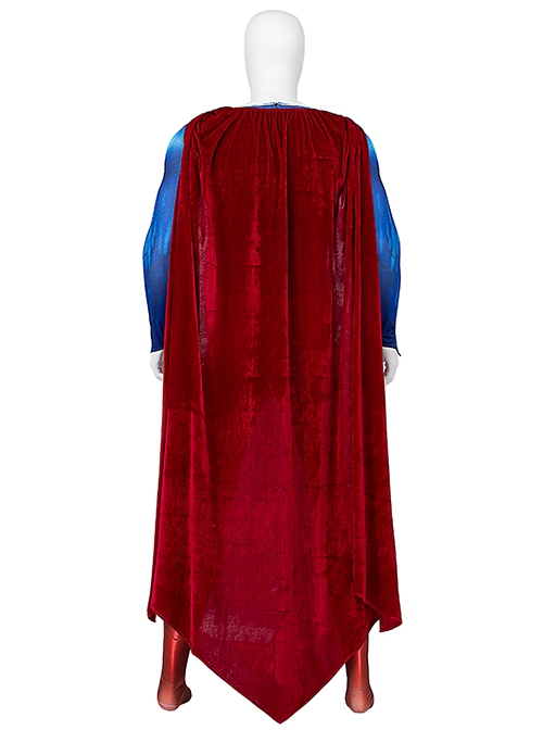 Game Suicide Squad Kill the Justice League Superman Halloween Cosplay Costume Bodysuit Full Set