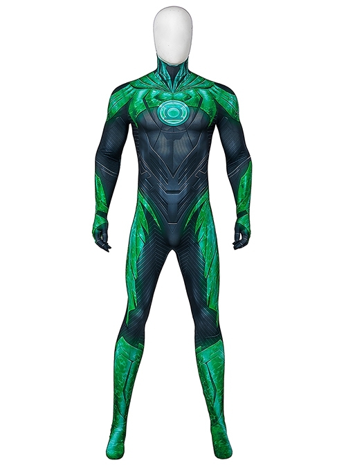 Game Suicide Squad Kill the Justice League Green Lantern Halloween Cosplay Costume Bodysuit