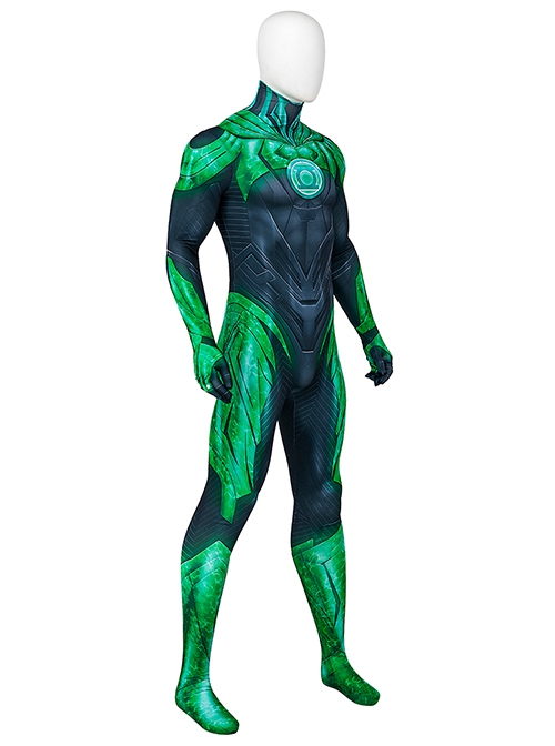Game Suicide Squad Kill the Justice League Green Lantern Halloween Cosplay Costume Bodysuit
