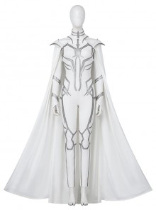 Comics What If Season 2 Hela White Outfit Halloween Cosplay Costume Set Without Boots
