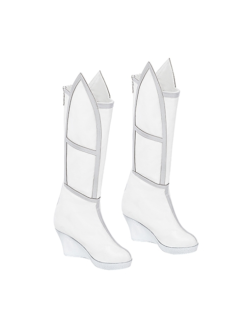 Comics What If Season 2 Hela White Outfit Halloween Cosplay Accessories White Boots