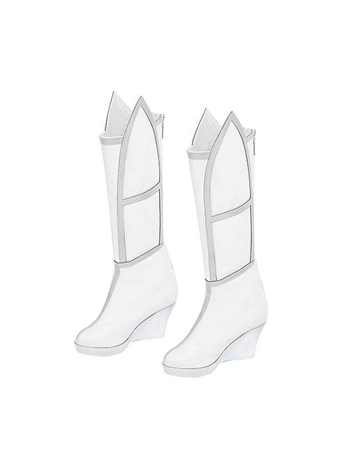 Comics What If Season 2 Hela White Outfit Halloween Cosplay Accessories White Boots