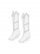 Comics What If Season 2 Hela White Outfit Halloween Cosplay Accessories White Boots