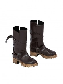 Movie Rebel Moon Kora Halloween Cosplay Accessories Brown Boots