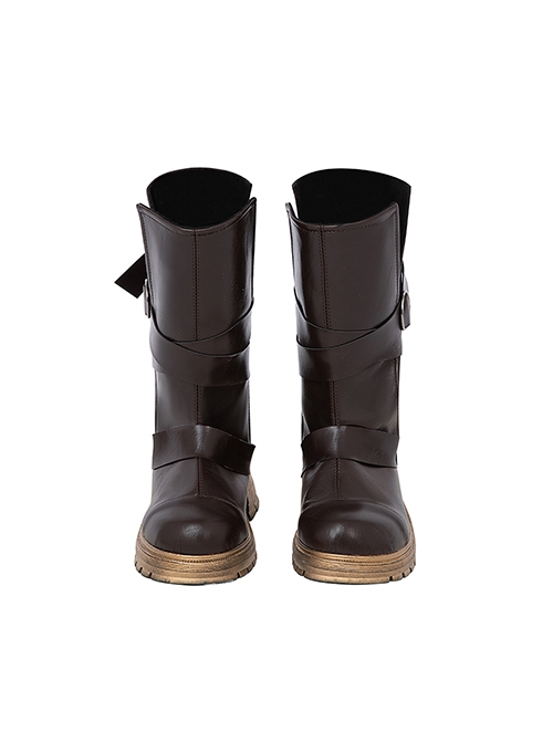 Movie Rebel Moon Kora Halloween Cosplay Accessories Brown Boots