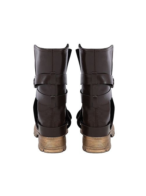 Movie Rebel Moon Kora Halloween Cosplay Accessories Brown Boots