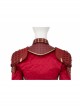 Comics What If Season 2 Hela Red Battle Suit Halloween Cosplay Costume Set Without Boots