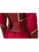 Comics What If Season 2 Hela Red Battle Suit Halloween Cosplay Costume Set Without Boots