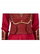 Comics What If Season 2 Hela Red Battle Suit Halloween Cosplay Costume Set Without Boots