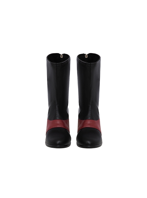 Comics What If Season 2 Hela Red Battle Suit Halloween Cosplay Accessories Black Boots