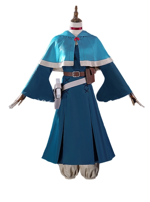 Anime Delicious in Dungeon Marcille Halloween Cosplay Costume Full Set