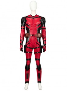 Movie Deadpool & Wolverine Deadpool Samurai Halloween Cosplay Costume Set Without Boots Without Props
