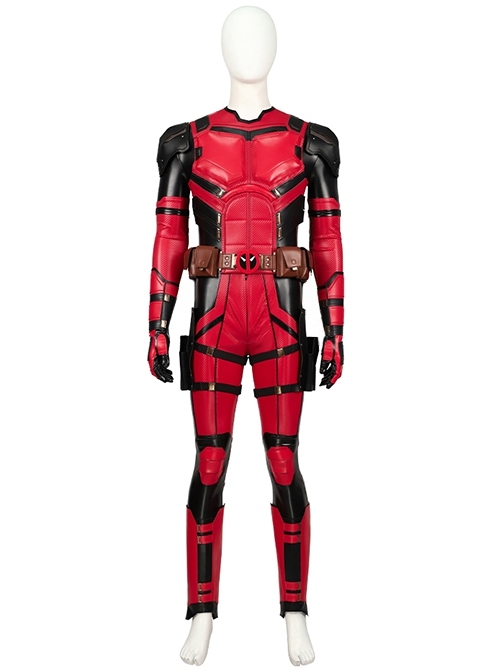 Movie Deadpool & Wolverine Deadpool Samurai Halloween Cosplay Costume Set Without Boots Without Props