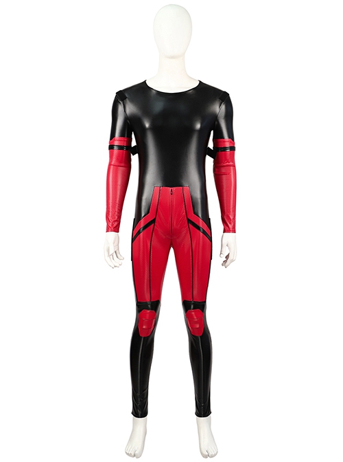 Movie Deadpool & Wolverine Deadpool Samurai Halloween Cosplay Costume Set Without Boots Without Props