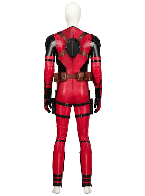 Movie Deadpool & Wolverine Deadpool Samurai Halloween Cosplay Costume Set Without Boots Without Props